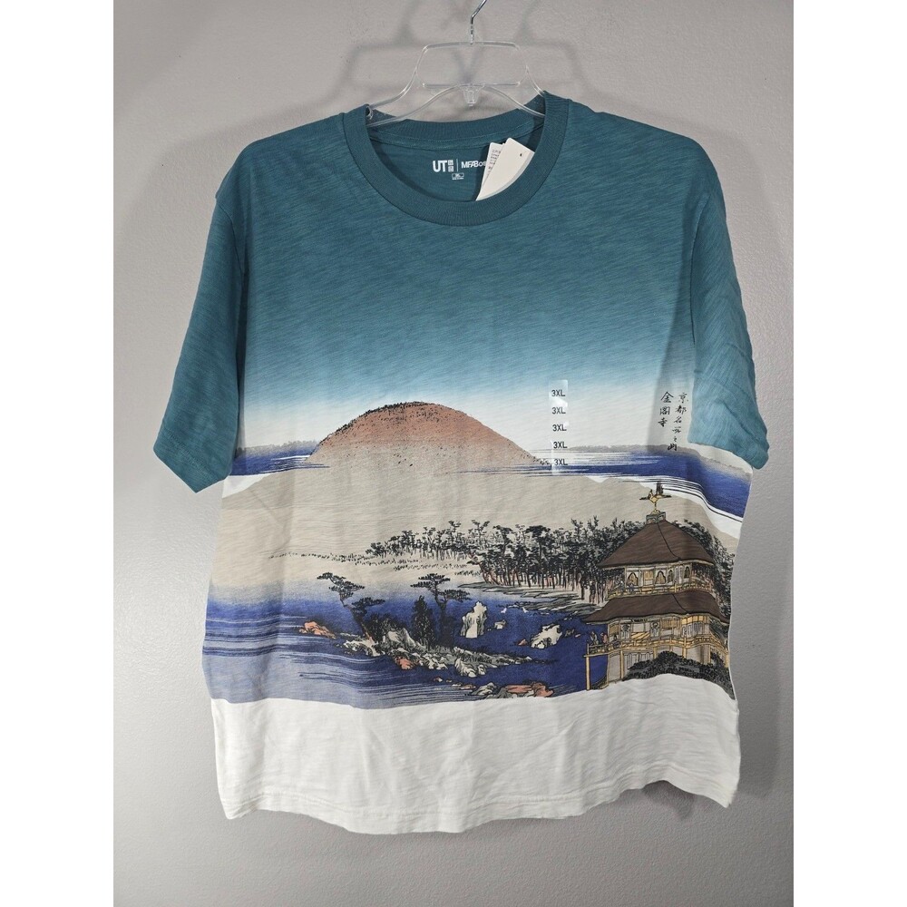 Uniqlo x Museum of Fine Arts Boston Men's 3X T Shirt Kyoto Ukiyo Utagawa NWT BF